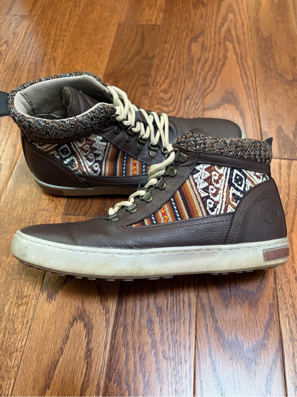 Inkkas Brown Leather Camping Boots Women’s 9 Men’s 7